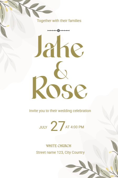 Anniversary 73 invitation template