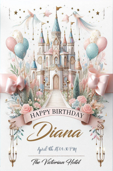 BIRTHDAY 54 invitation template