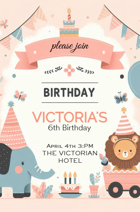 BIRTHDAY 78 invitation template