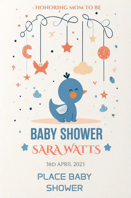 Baby Shower 78 invitation template