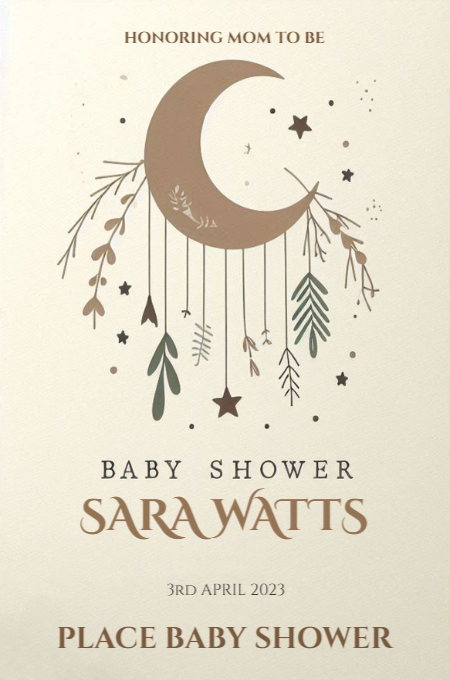 Baby Shower 89 invitation template