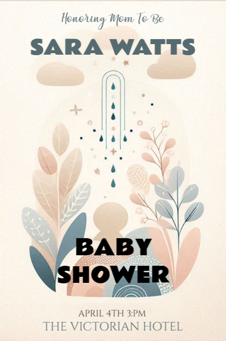 Baby Shower 94 invitation template