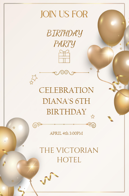 Birthday 16 invitation template