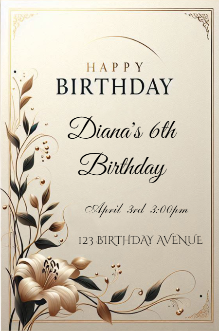 Birthday 18 invitation template