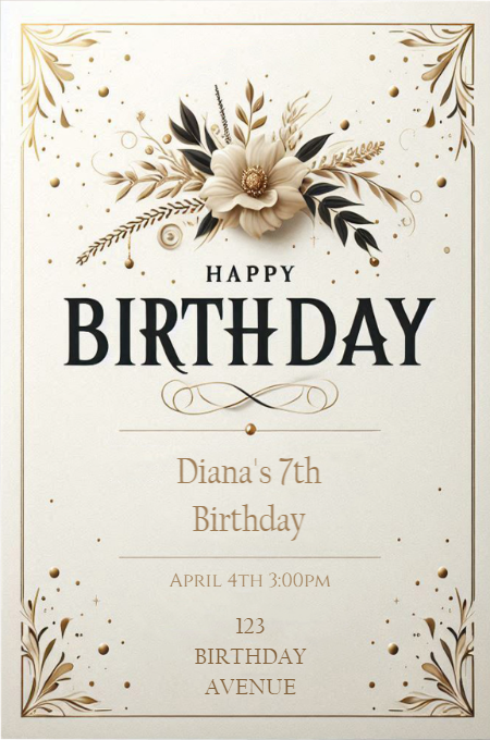 Birthday 21 invitation template