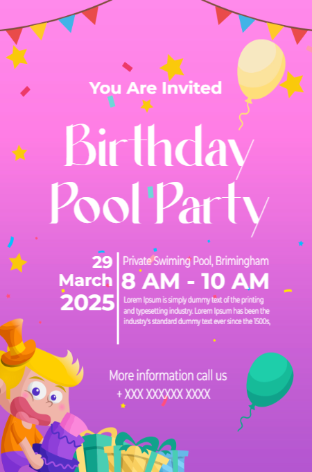 Birthday 83 invitation template