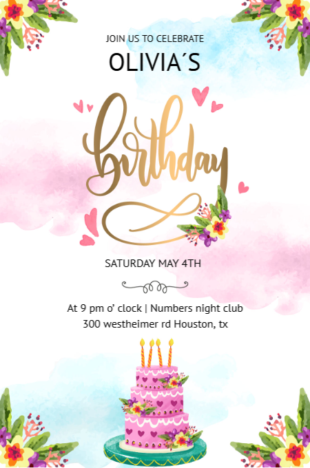 Birthday 85 invitation template
