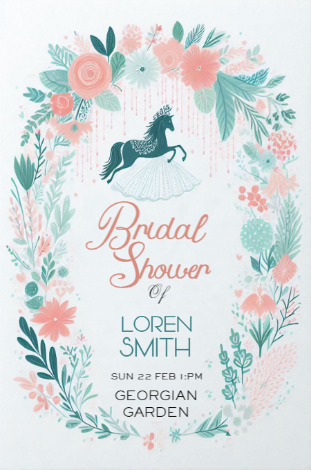 Bridal shower 39 invitation template
