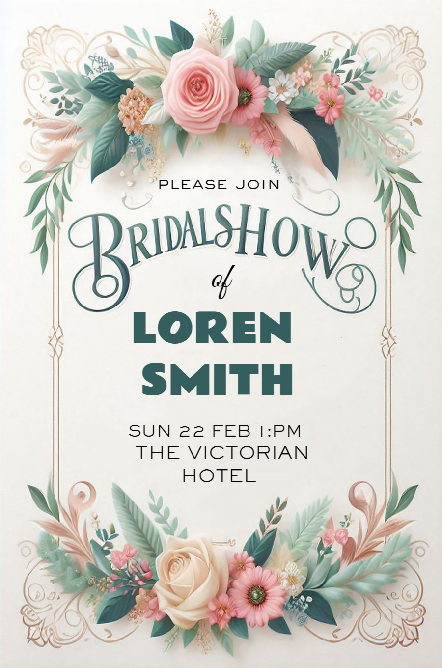 Bridal shower 57 invitation template