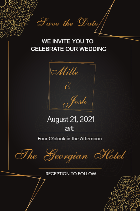 Template 4 invitation template