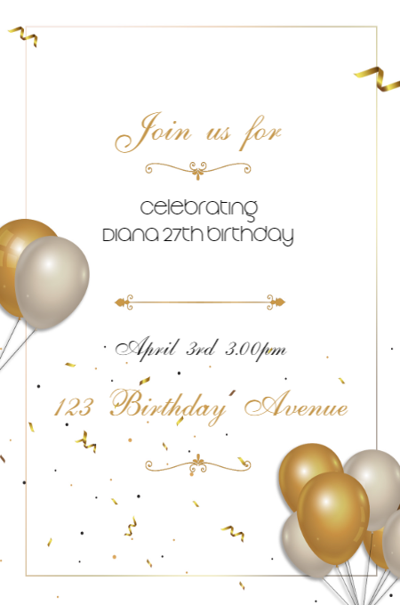 Template 44 invitation template