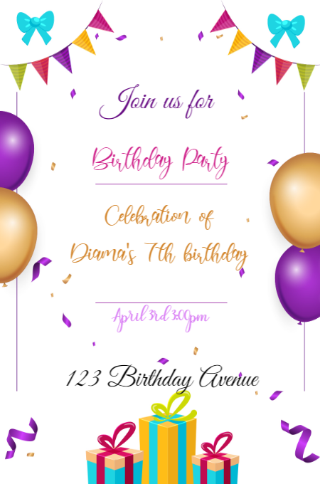 Template 46 invitation template