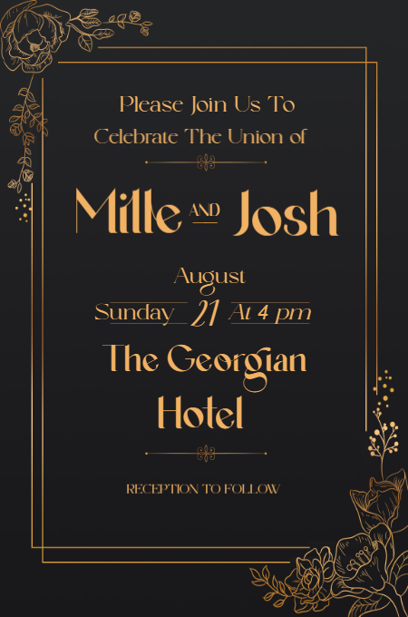 Template 6 invitation template