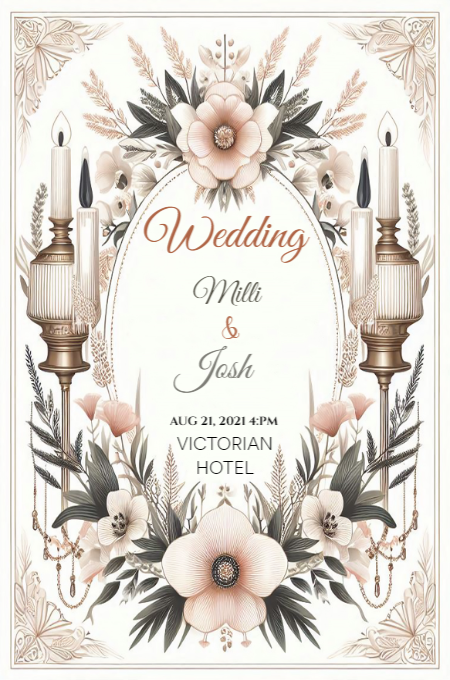 Wedding 113 invitation template