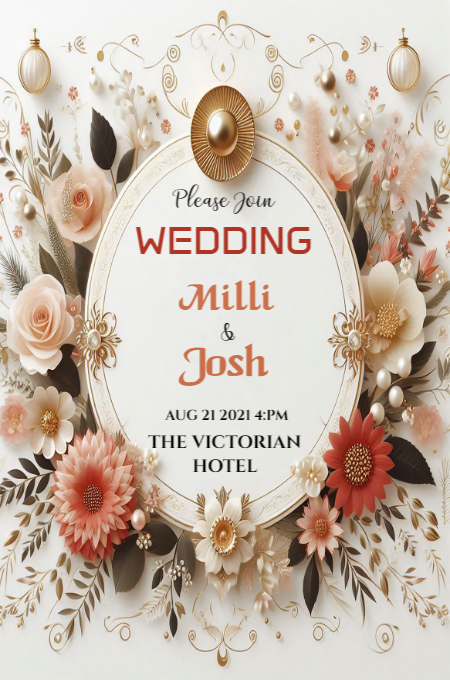 Wedding 116 invitation template