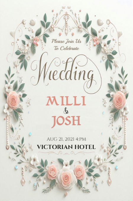 Wedding 118 invitation template