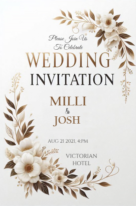 Wedding 119 invitation template