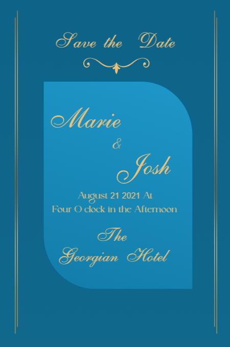 Wedding 17 invitation template