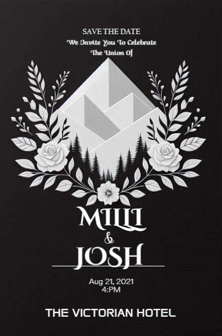 Wedding 73 invitation template