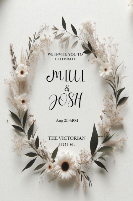 Wedding 76 invitation template