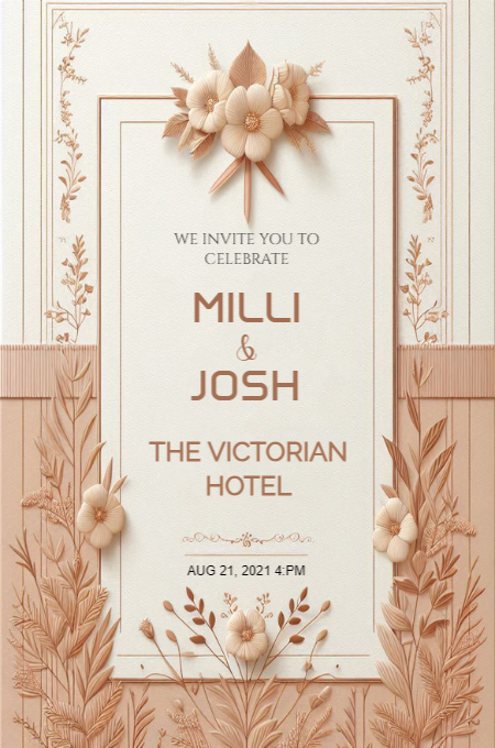 Wedding 79 invitation template