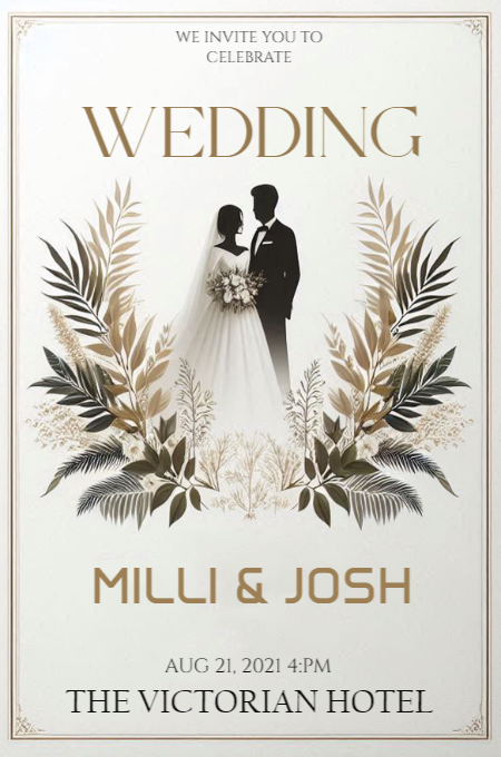 Wedding 82 invitation template