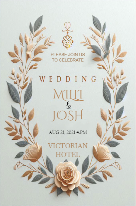 Wedding 99 invitation template