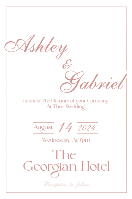Wedding Template 2 invitation template