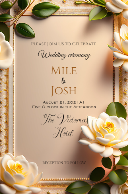 Wedding Template 39 invitation template