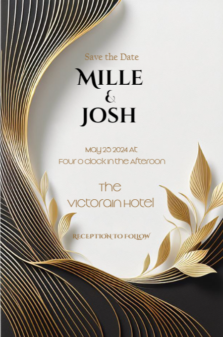 Wedding Template 45 invitation template