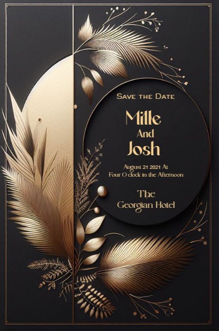 Wedding Template 46 invitation template