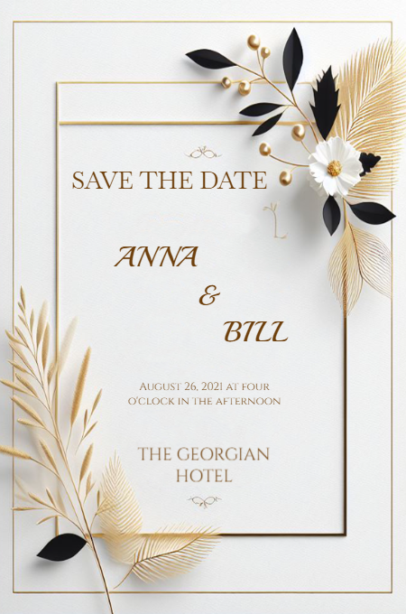 Wedding Template 60 invitation template