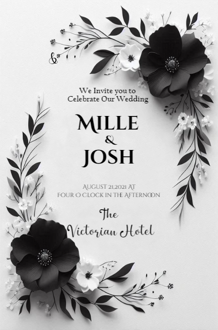 Wedding Template 65 invitation template